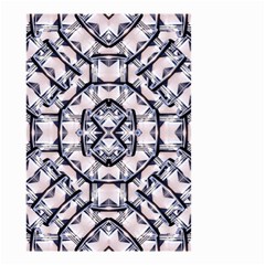 Futuristic Geo Print Small Garden Flag (two Sides) by dflcprints