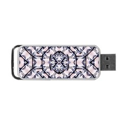 Futuristic Geo Print Portable Usb Flash (two Sides) by dflcprints