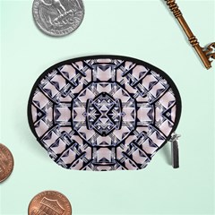 Futuristic Geo Print Accessory Pouches (small)  by dflcprints