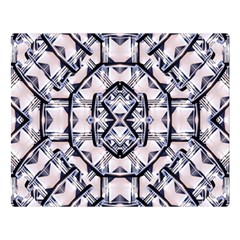 Futuristic Geo Print Double Sided Flano Blanket (large)  by dflcprints