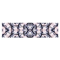 Futuristic Geo Print Satin Scarf (oblong) by dflcprints