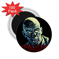 Zombie 2 25  Magnets (100 Pack)  by Valentinaart