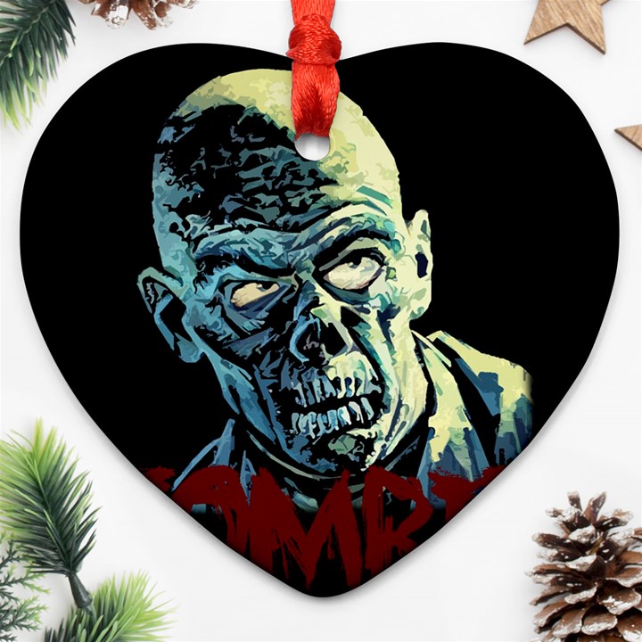 Zombie Heart Ornament (Two Sides)