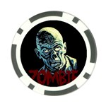 Zombie Poker Chip Card Guard Front