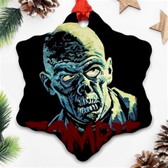 Zombie Ornament (snowflake) by Valentinaart