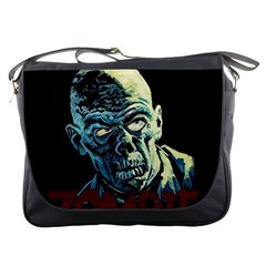 Zombie Messenger Bags by Valentinaart