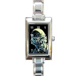 Zombie Rectangle Italian Charm Watch Front