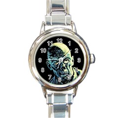 Zombie Round Italian Charm Watch