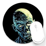 Zombie Round Mousepads Front