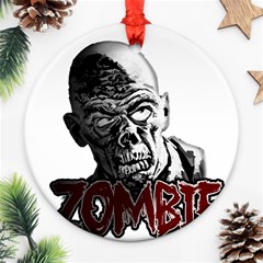 Zombie Ornament (round) by Valentinaart