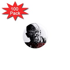 Zombie 1  Mini Magnets (100 Pack)  by Valentinaart