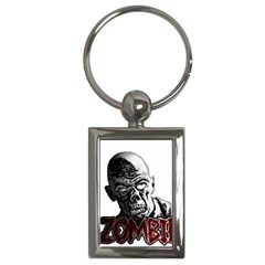 Zombie Key Chains (rectangle)  by Valentinaart