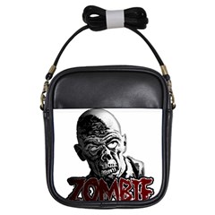 Zombie Girls Sling Bags by Valentinaart