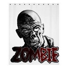 Zombie Shower Curtain 60  X 72  (medium)  by Valentinaart