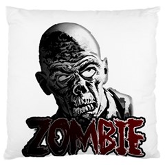 Zombie Standard Flano Cushion Case (one Side) by Valentinaart