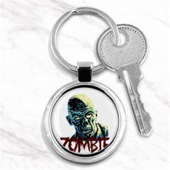 Zombie Key Chains (round)  by Valentinaart