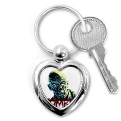 Zombie Key Chains (heart)  by Valentinaart