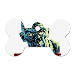 Zombie Dog Tag Bone (one Side) by Valentinaart