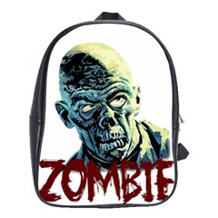 Zombie School Bag (large) by Valentinaart