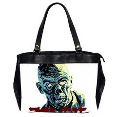 Zombie Office Handbags (2 Sides)  by Valentinaart