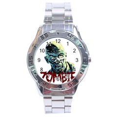 Zombie Stainless Steel Analogue Watch by Valentinaart