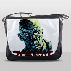 Zombie Messenger Bags by Valentinaart