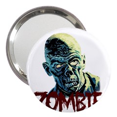 Zombie 3  Handbag Mirrors by Valentinaart