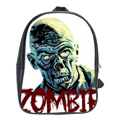 Zombie School Bag (xl) by Valentinaart