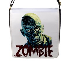 Zombie Flap Messenger Bag (l)  by Valentinaart