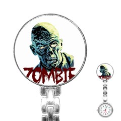 Zombie Stainless Steel Nurses Watch by Valentinaart