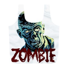 Zombie Full Print Recycle Bags (l)  by Valentinaart