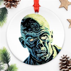 Zombie Ornament (round) by Valentinaart