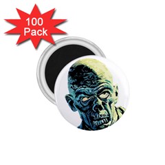 Zombie 1 75  Magnets (100 Pack)  by Valentinaart