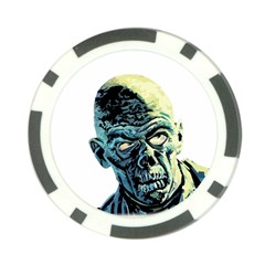 Zombie Poker Chip Card Guard by Valentinaart