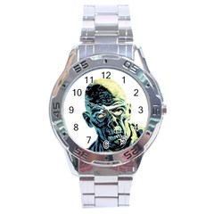 Zombie Stainless Steel Analogue Watch by Valentinaart