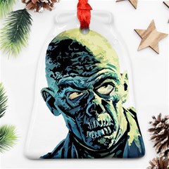 Zombie Bell Ornament (two Sides) by Valentinaart