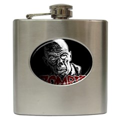 Zombie Hip Flask (6 Oz) by Valentinaart