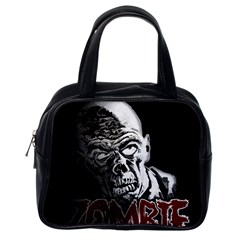 Zombie Classic Handbags (one Side) by Valentinaart