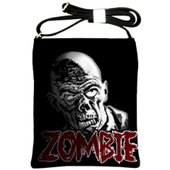 Zombie Shoulder Sling Bags by Valentinaart