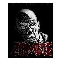 Zombie Shower Curtain 60  X 72  (medium)  by Valentinaart