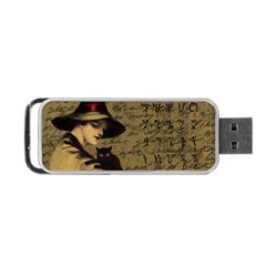 Witchcraft Vintage Portable Usb Flash (two Sides) by Valentinaart