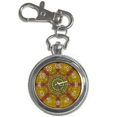 Mandala In Metal And Pearls Key Chain Watches