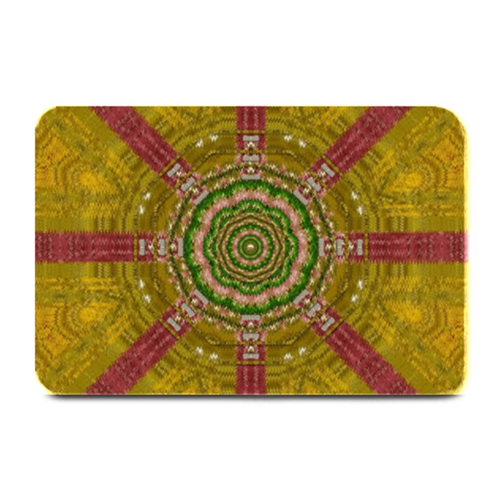 Mandala In Metal And Pearls Plate Mats