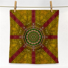 Mandala In Metal And Pearls Face Towel by pepitasart