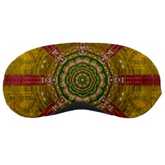 Mandala In Metal And Pearls Sleeping Masks by pepitasart