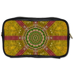 Mandala In Metal And Pearls Toiletries Bags by pepitasart