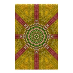 Mandala In Metal And Pearls Shower Curtain 48  X 72  (small)  by pepitasart