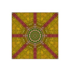 Mandala In Metal And Pearls Satin Bandana Scarf by pepitasart