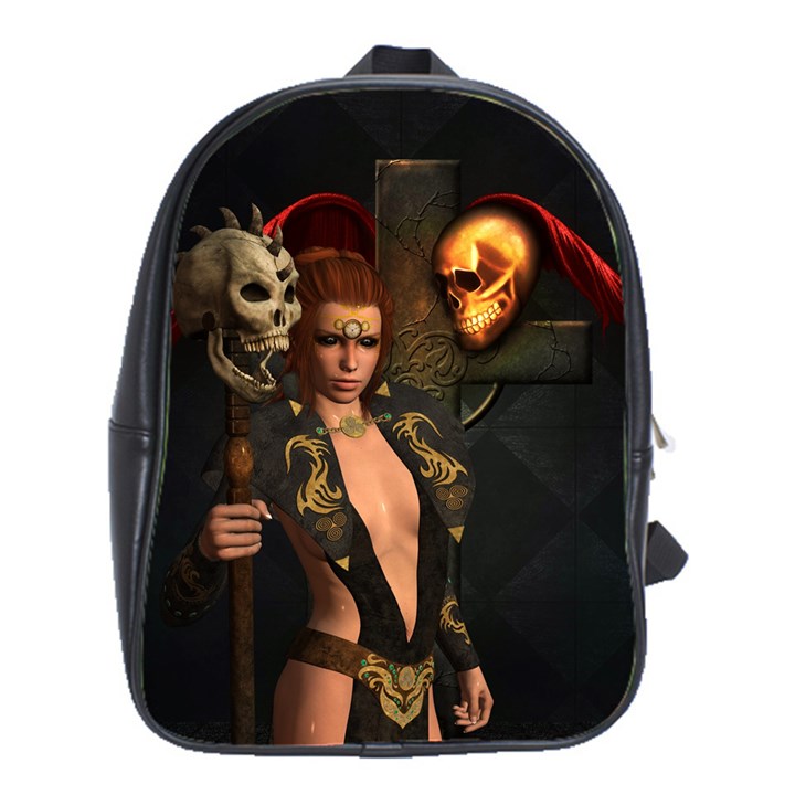 The Dark Side, Women With Skulls In The Night School Bag (Large)