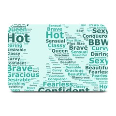 Belicious World Curvy Girl Wordle Plate Mats